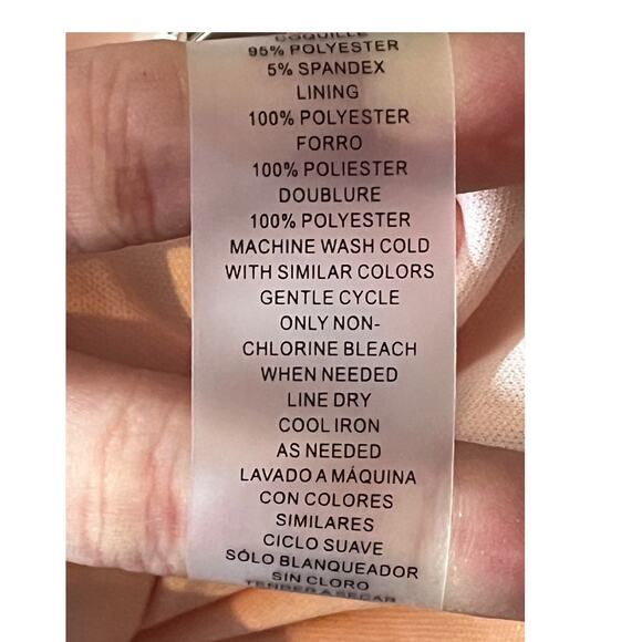 Vince Camuto dress brushstroke print fit & flare size 4 - Picture 8 of 8